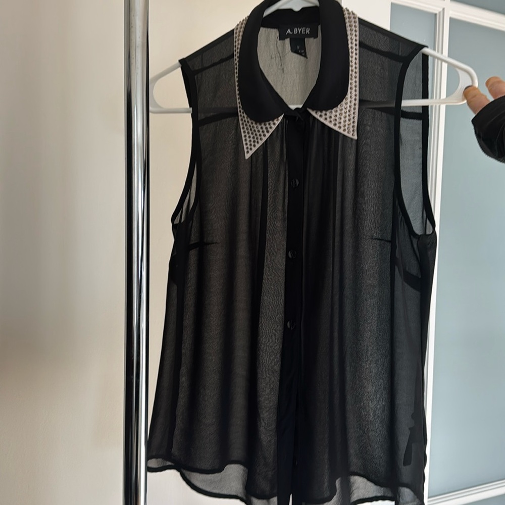 Womens tank button down